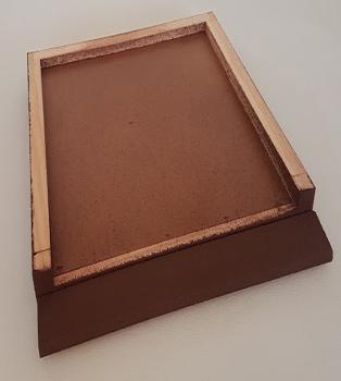 Einfachboden Langstroth und Dadant gestrichen